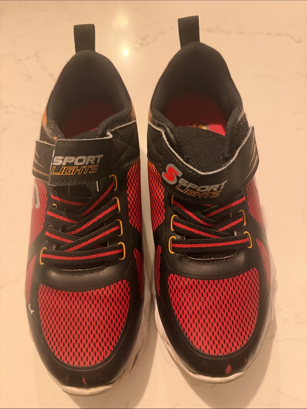 Skechers Kids Red and Black Sport Sneakers